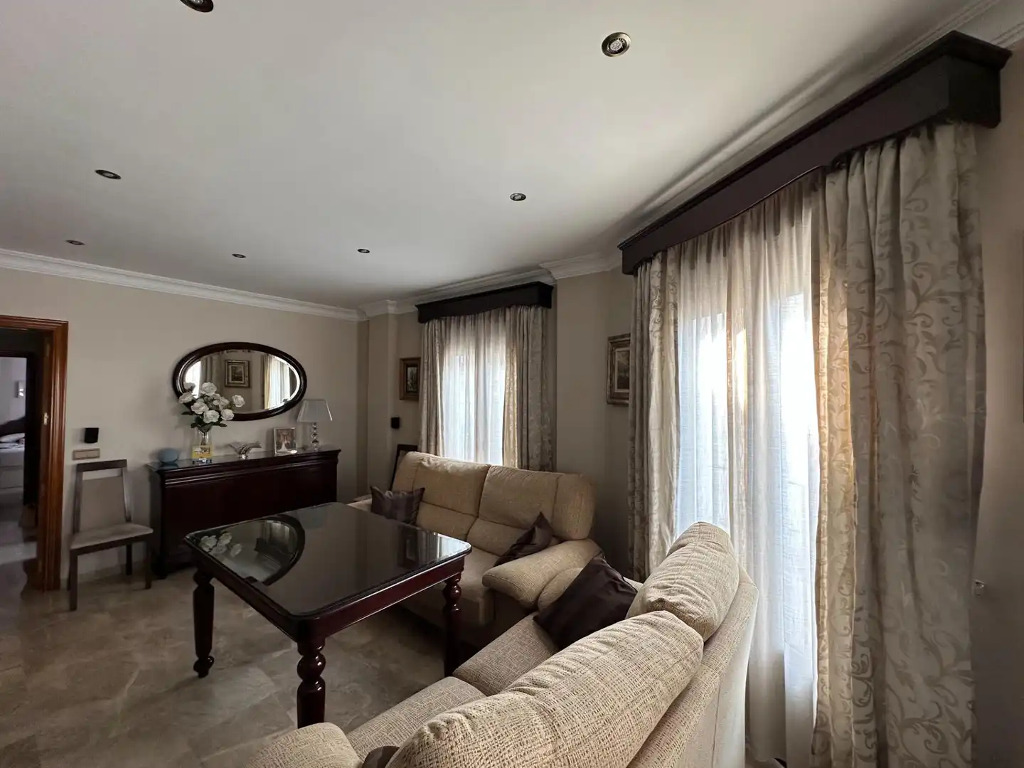 Living room of Flat for sale in Antequera  with Air Conditioner and Balcony