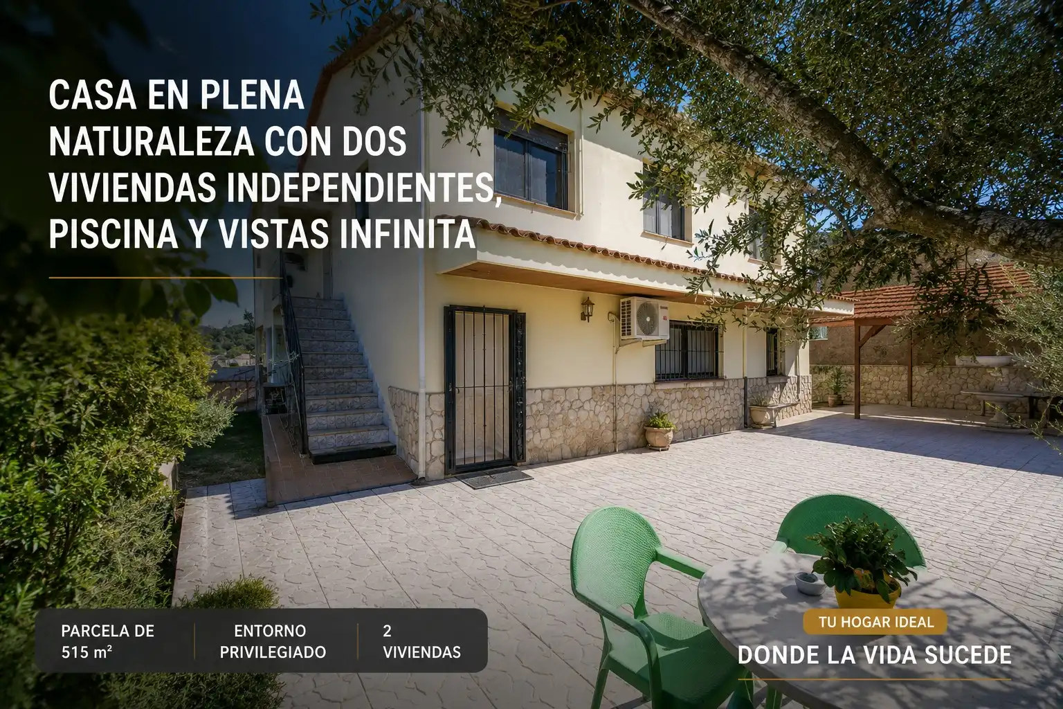 Vista exterior de Casa o xalet en venda en Vacarisses amb Aire condicionat, Calefacció i Terrassa