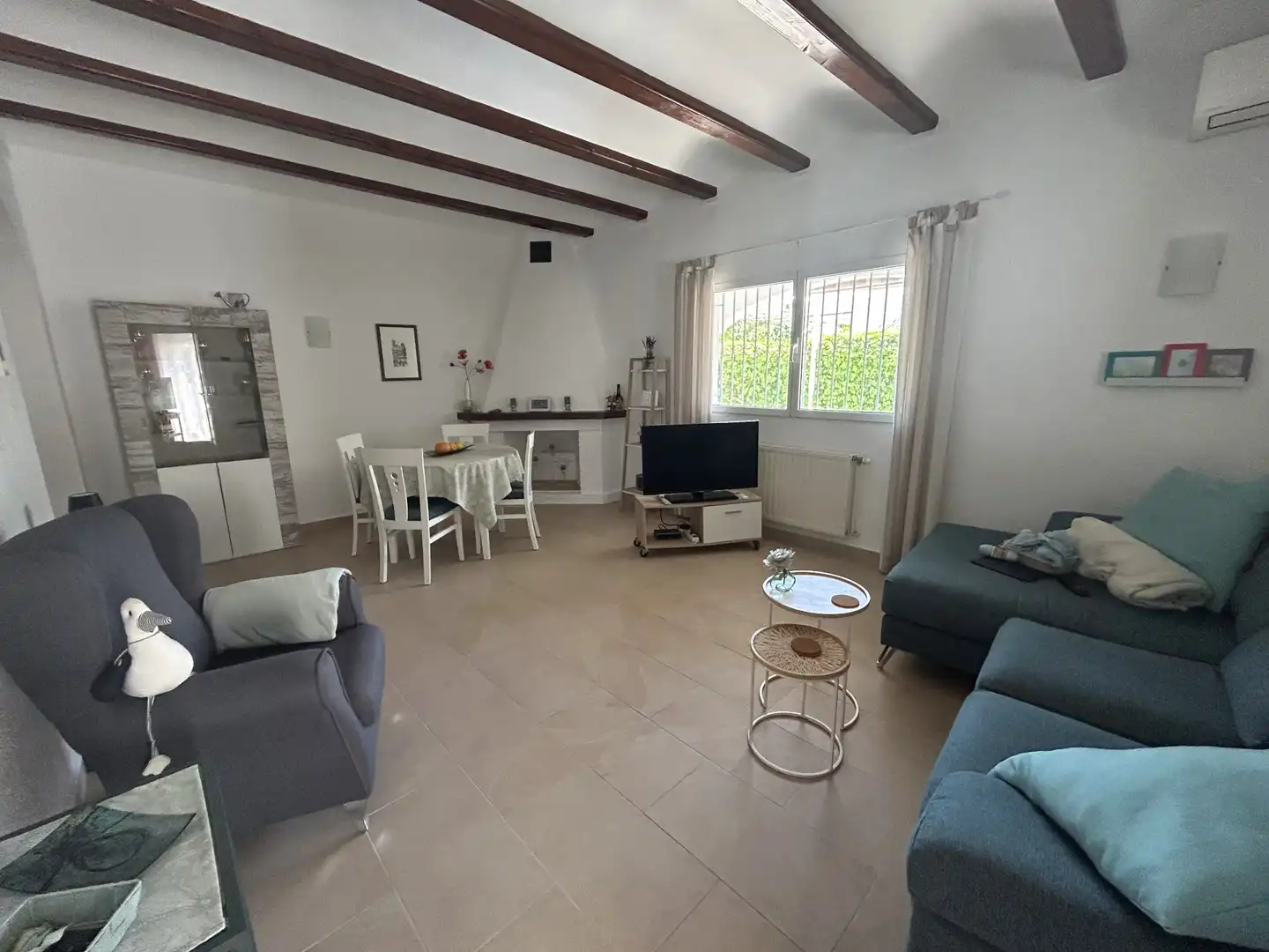 Wohnzimmer von Haus oder Chalet zum Verkauf in Els Poblets mit Klimaanlage, Heizung und Privatgarten