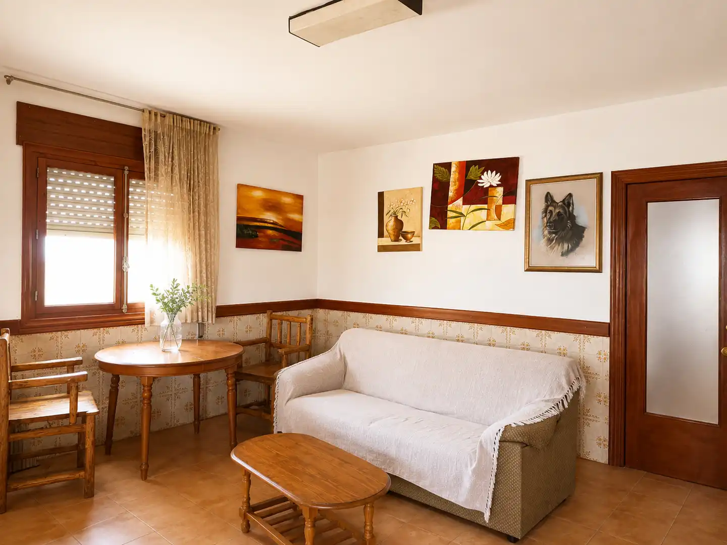 Sala d'estar de Casa o xalet en venda en Alicante / Alacant amb Jardí privat, Terrassa i Piscina