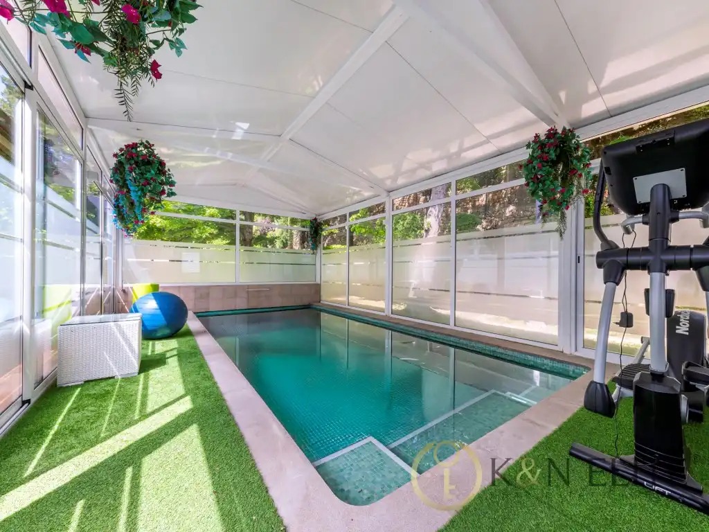 Piscina de Casa o xalet en venda en Cocentaina amb Aire condicionat, Calefacció i Jardí privat
