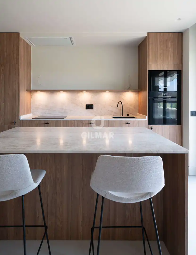 Kitchen of Flat for sale in Madrid  with Heating, Furnished and Balcony