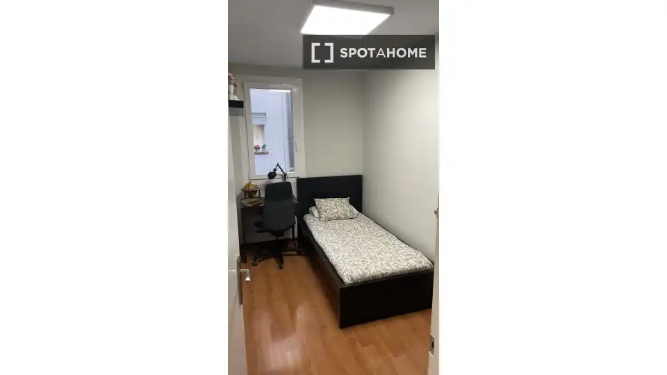 Habitación de Piso para compartir en Barcelona con Aire acondicionado, Calefacción y Amueblado