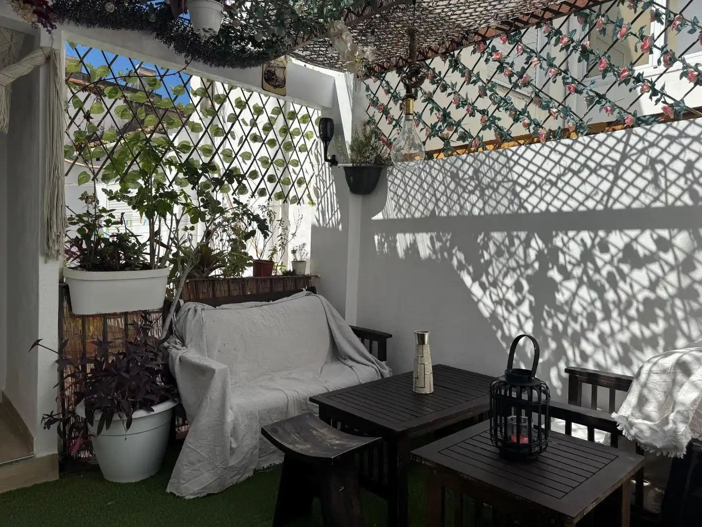 Terraza de Piso de alquiler en Oliva con Aire acondicionado, Calefacción y Terraza