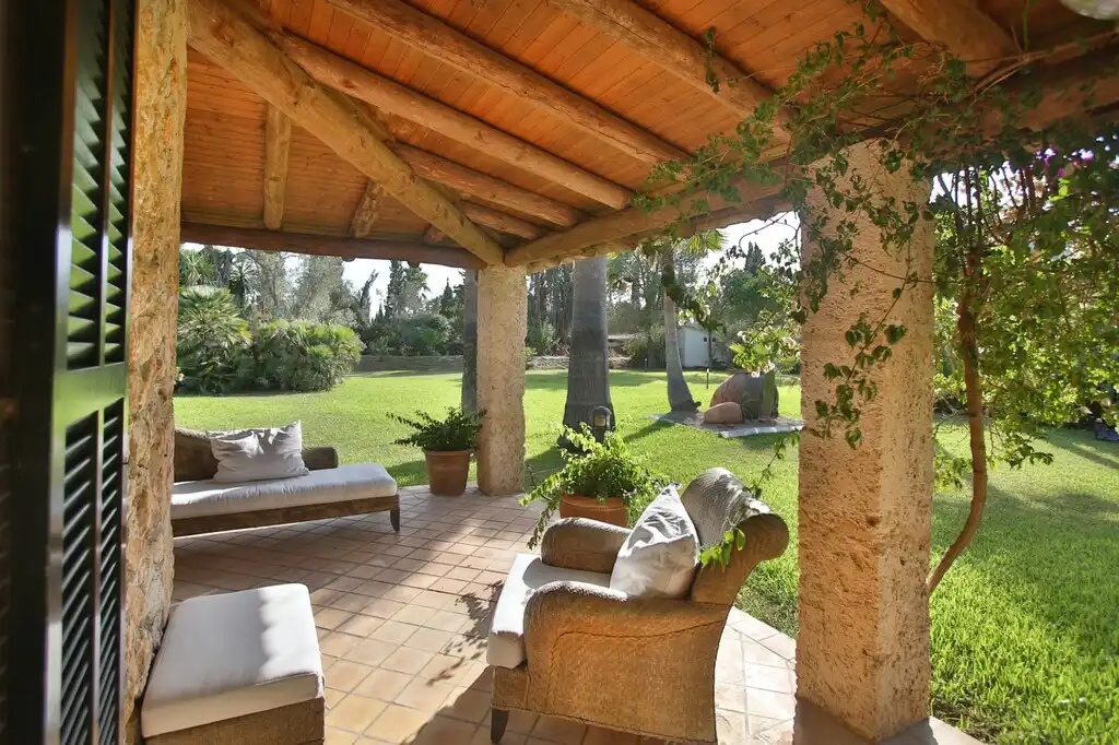 Terrace of Country homes for sale in Pollença  with Air Conditioner, Heating and Private garden