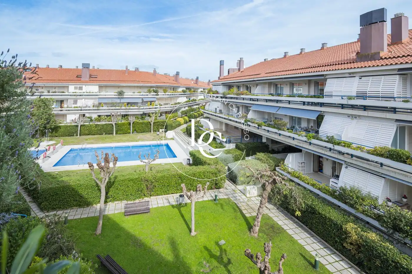 Garden of Duplexes for sale in Sitges  with Air Conditioner, Heating and Private garden