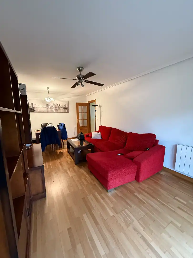 Wohnzimmer von Wohnung zum Verkauf in Hazas de Cesto mit Klimaanlage, Heizung und Terrasse