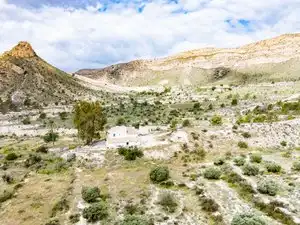 Vista exterior de Finca rústica en venta en Agost con Jardín privado, Terraza y Piscina