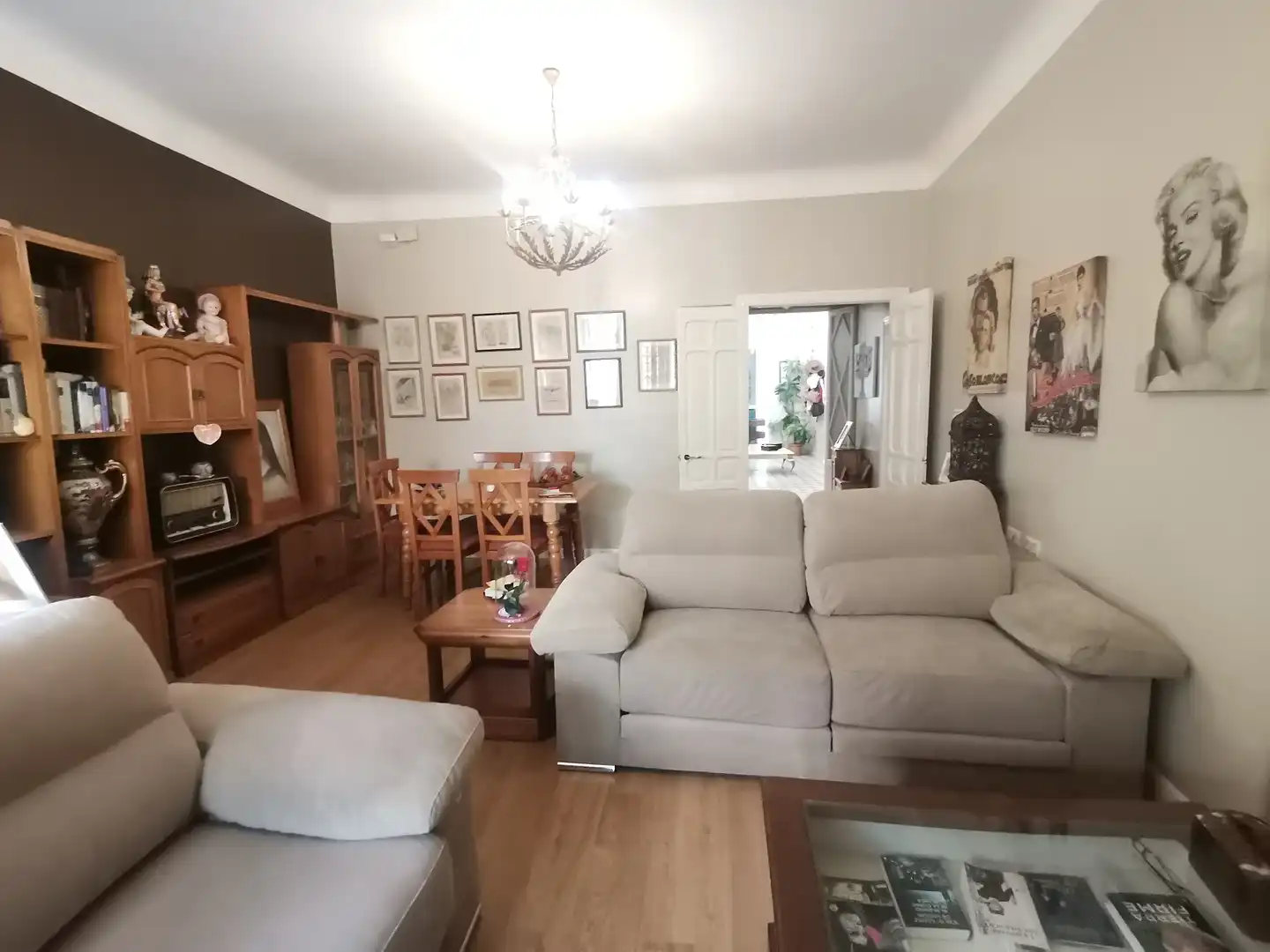 Living room of Houses for sale in Almería  with Air Conditioner, Private garden and Terrace