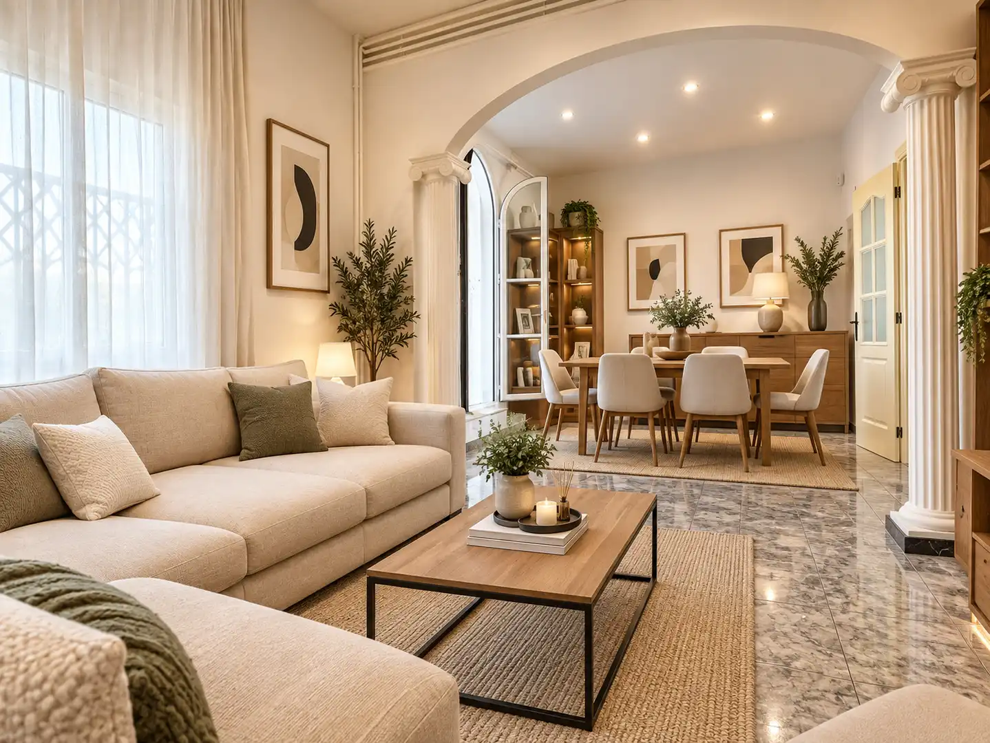 Living room of Flat for sale in Barcelona  with Heating, Terrace and Storage room