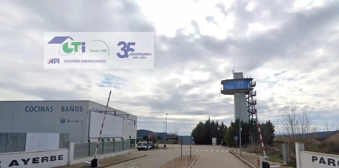 Exterior view of Industrial buildings for sale in Ayerbe