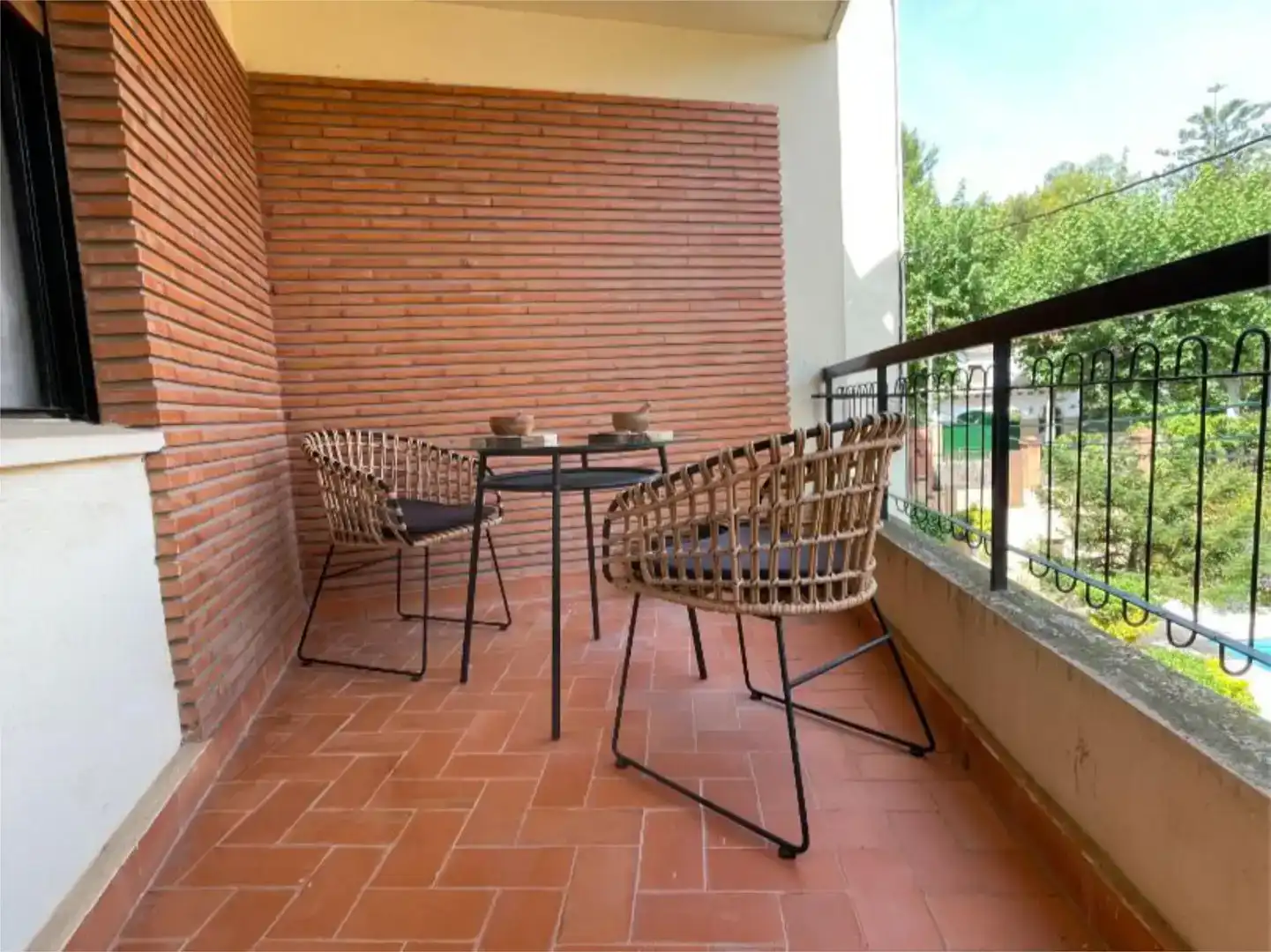 Terrasse von Wohnung zur Miete in Náquera mit Möbliert