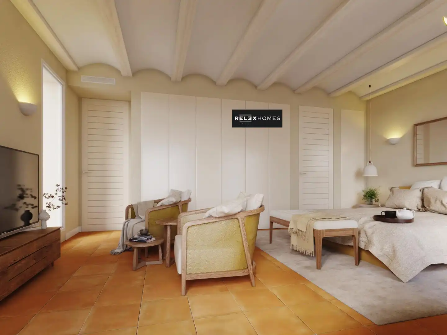 Habitación de Casa o chalet en venta en Jávea / Xàbia con Jardín privado, Terraza y Piscina comunitaria