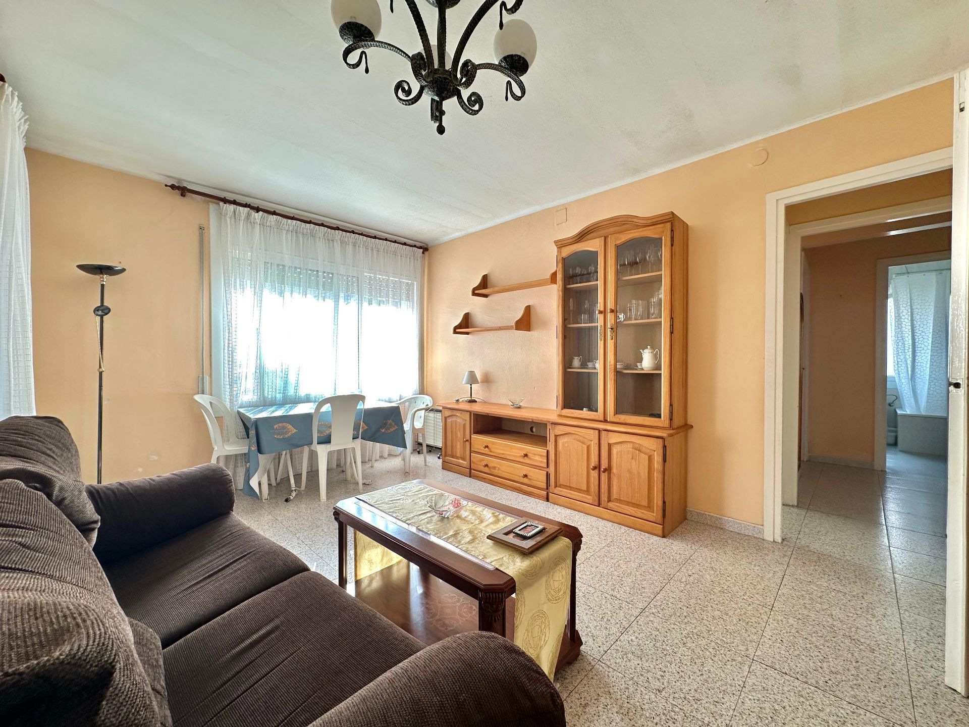 Sala de estar de Piso en venta en Cunit con Terraza