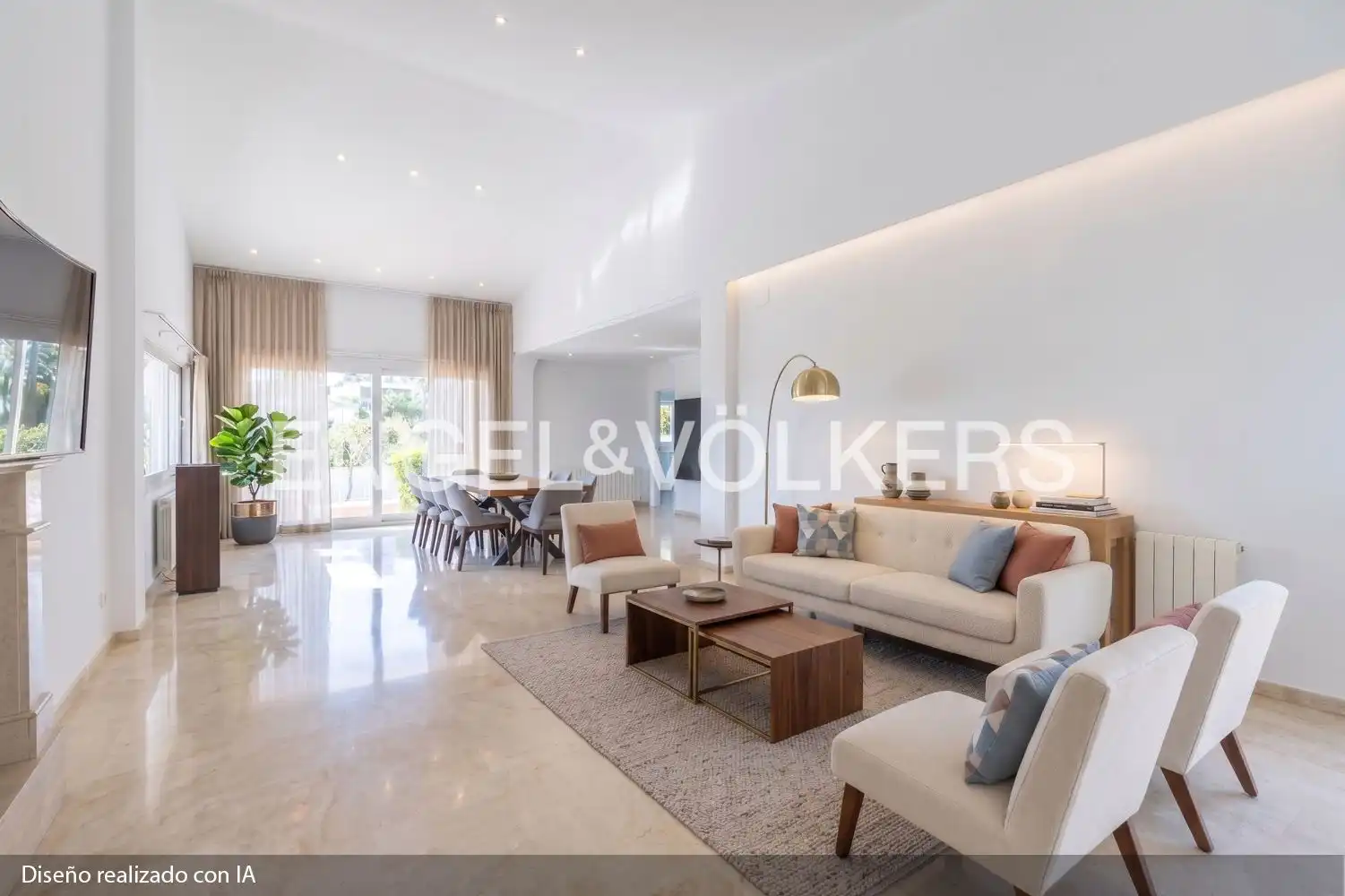 Sala de estar de Casa o chalet en venta en Puçol con Aire acondicionado, Calefacción y Jardín privado