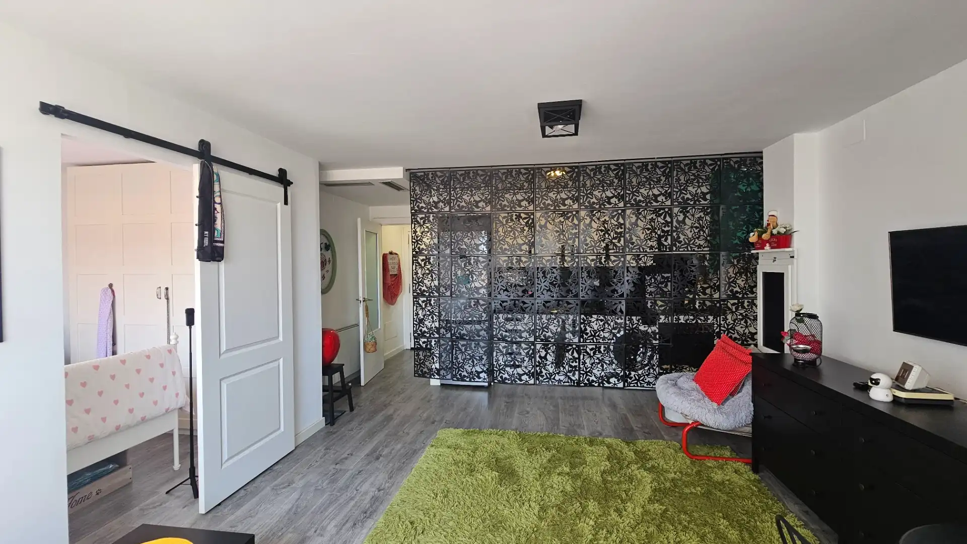 Sala d'estar de Pis en venda en Sabadell amb Aire condicionat, Calefacció i Parquet
