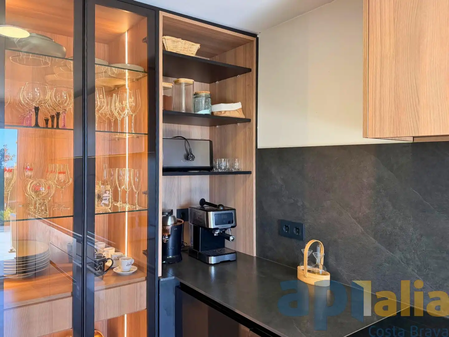Kitchen of Apartments for sale in Castell d'Aro, Platja d'Aro i s'Agaró  with Air Conditioner, Heating and Private garden