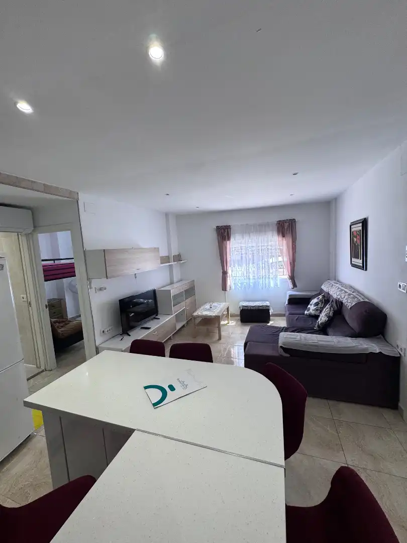 Sala de estar de Piso en venta en Castellón de la Plana / Castelló de la Plana con Aire acondicionado, Calefacción y Amueblado