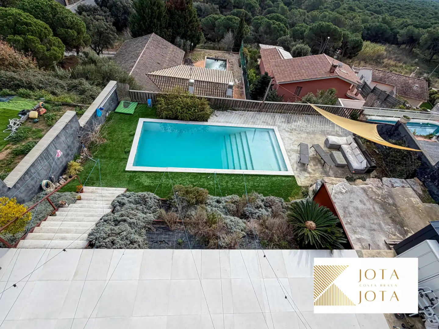 Piscina de Casa o xalet en venda en Tordera amb Aire condicionat, Calefacció i Jardí privat