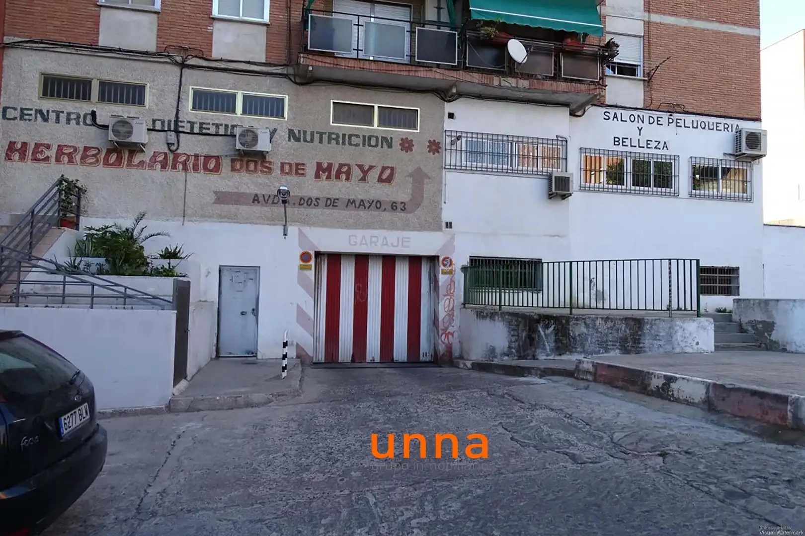 Vista exterior de Garaje en venta en Móstoles