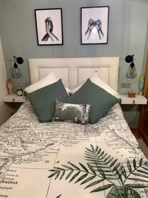 Schlafzimmer von Wohnung zur Miete in León Capital  mit Terrasse und Möbliert