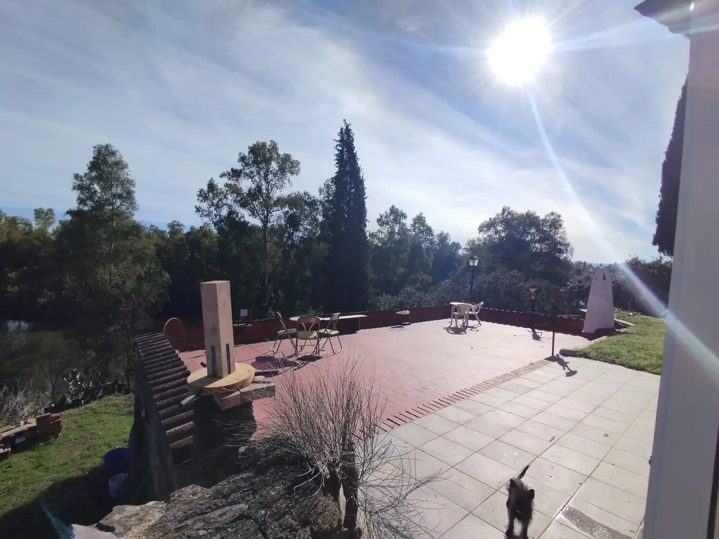 Terraza de Finca rústica en venta en Valverde de Mérida con Trastero, Piscina y Piscina comunitaria