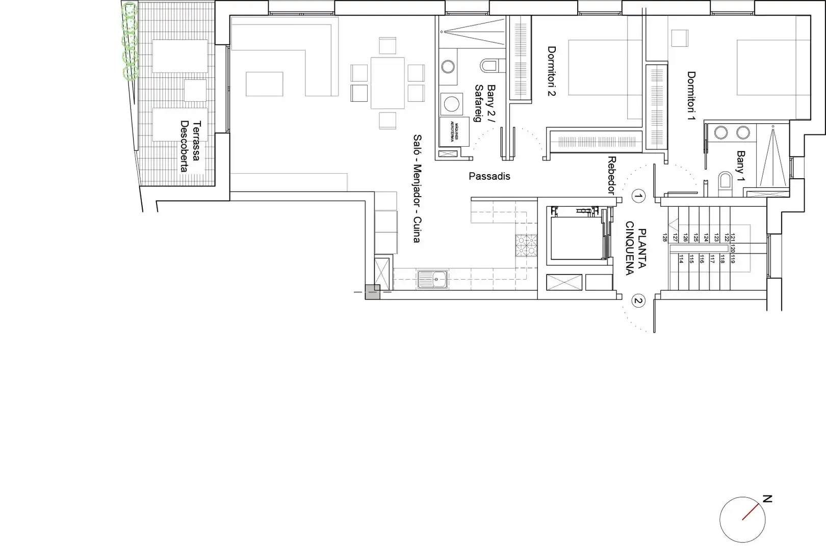 2-bedroom penthouse for sale in Els Vilars, Escaldes-Engordany · 44 of 60