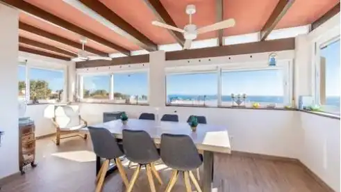 Comedor de Ático en venta en Benalmádena con Aire acondicionado, Calefacción y Jardín privado