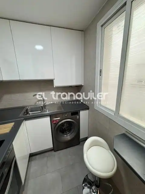 Kitchen of Flat for rent in Madrid  with Terrace and Furnished