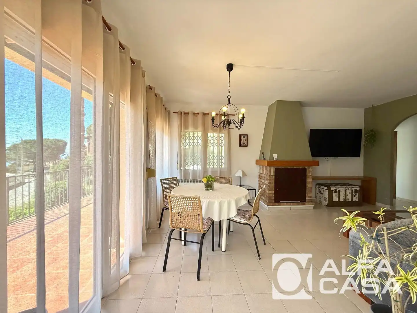 Dining room of Houses for sale in Lloret de Mar  with Heating, Terrace and Storage room