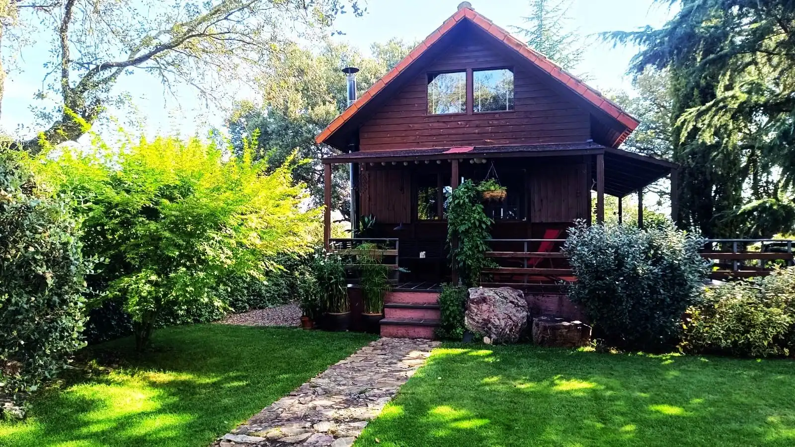 Jardí de Casa o xalet en venda en Palacios del Pan amb Calefacció, Jardí privat i Terrassa