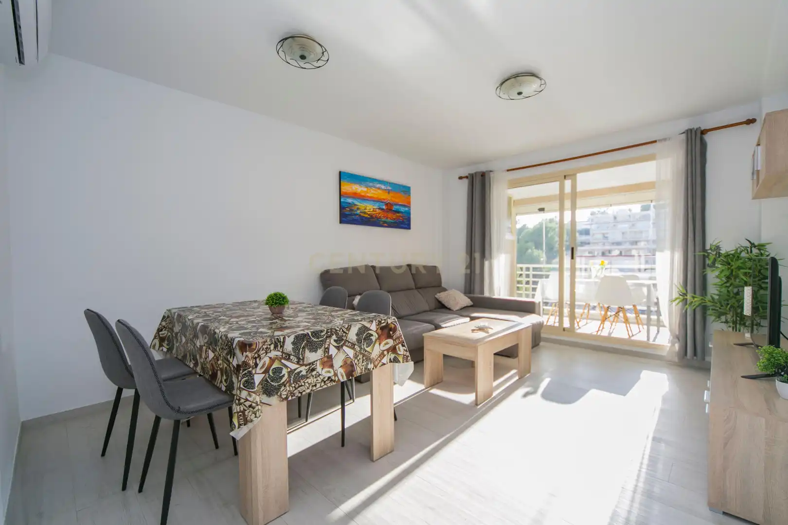 Bedroom of Apartments for rent in Calpe / Calp  with Air Conditioner, Oven and Washing machine