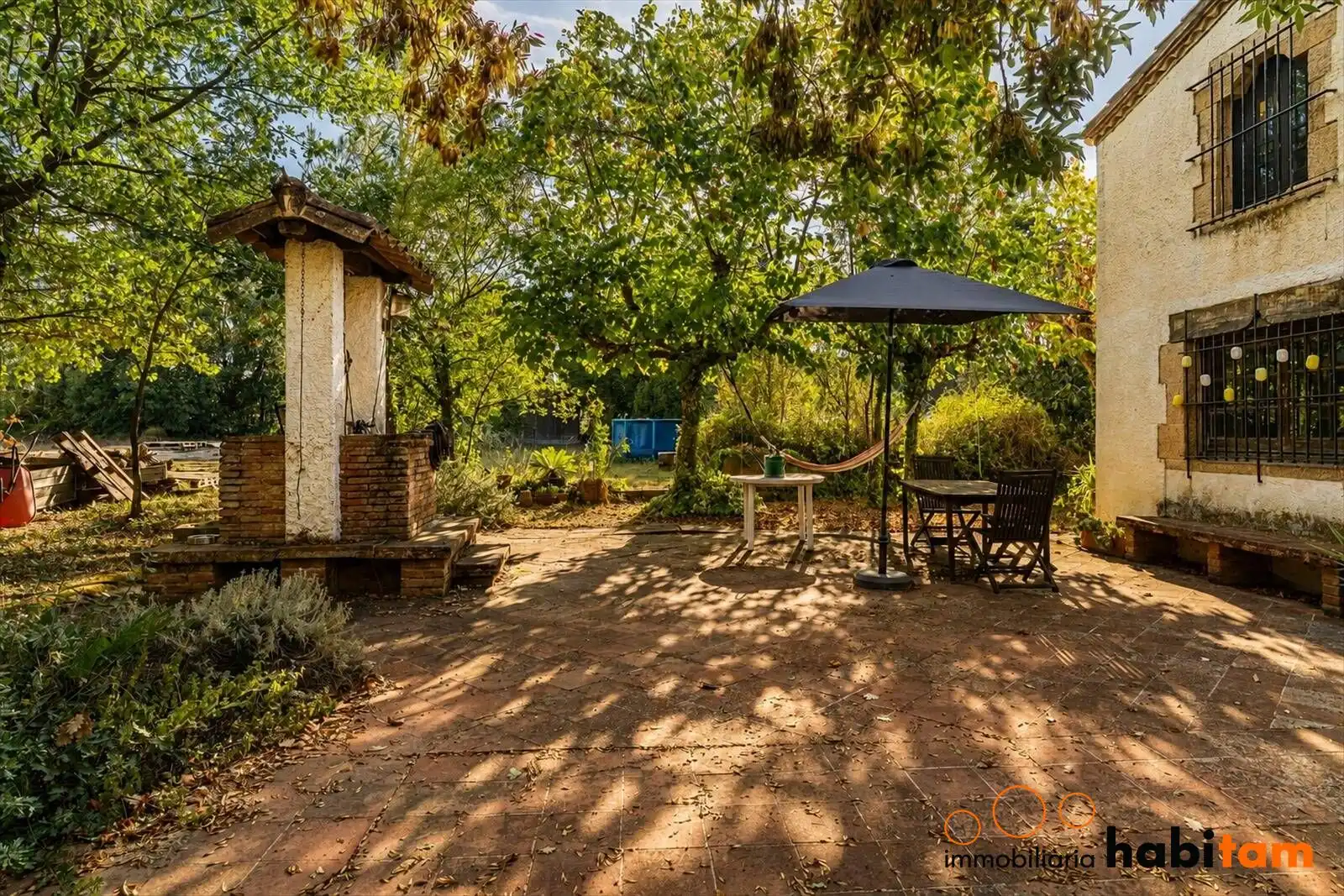 Terraza de Finca rústica en venta en Sils con Aire acondicionado, Calefacción y Jardín privado