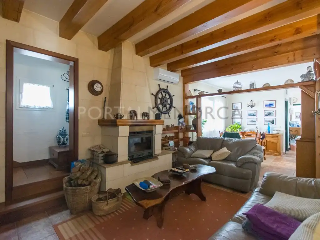 Living room of Houses for sale in Es Mercadal  with Air Conditioner and Terrace