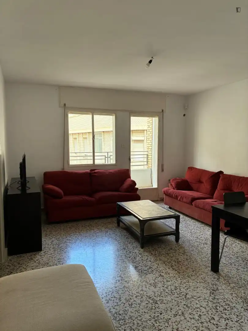 Sala d'estar de Apartament per a compartir en Murcia amb Moblat, Forn i Rentadora