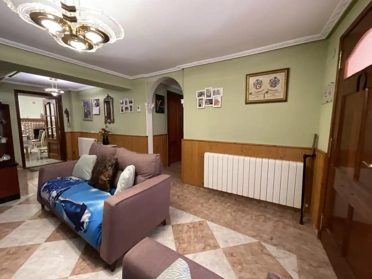 Sala de estar de Casa o chalet en venta en Alesanco con Terraza, Trastero y Amueblado