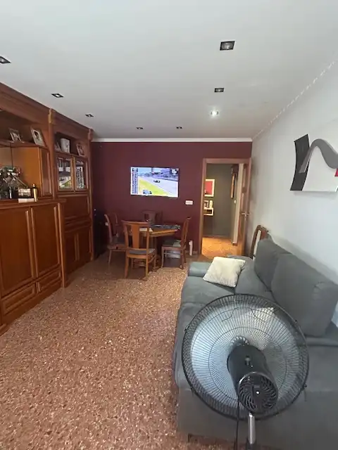 Wohnzimmer von Wohnung zum Verkauf in Corbera mit Abstellraum, Möbliert und Waschmaschine