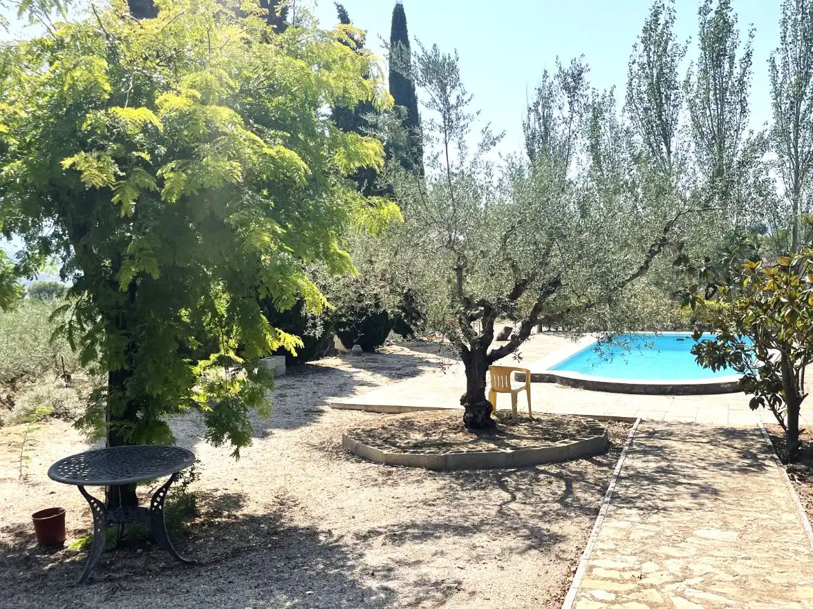 Jardí de Casa o xalet en venda en Cocentaina amb Aire condicionat, Terrassa i Piscina