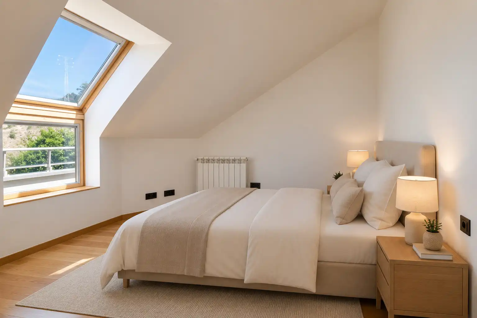 Habitación de Ático en venta en A Coruña Capital  con Parquet, Terraza y Trastero