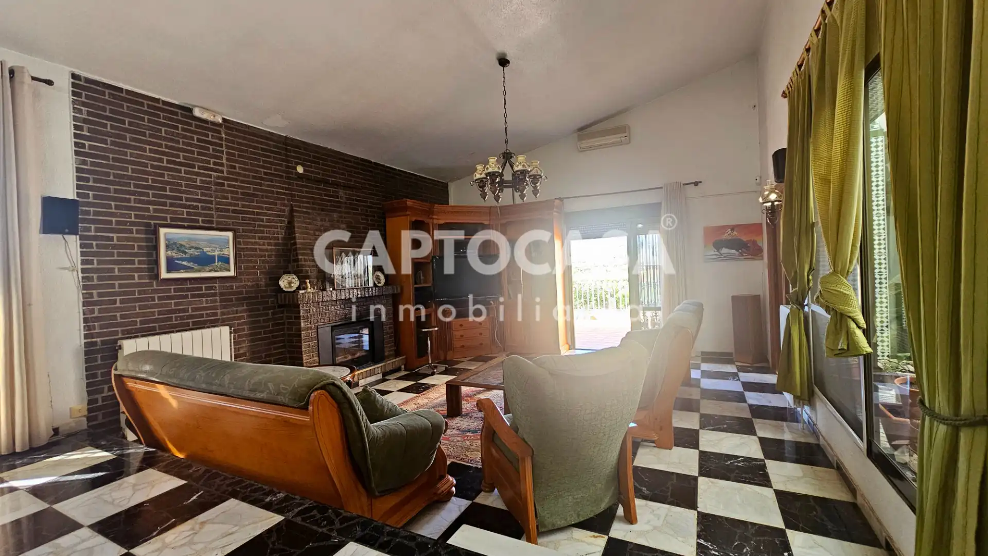 Wohnzimmer von Country house zum Verkauf in Cartagena mit Klimaanlage, Heizung und Privatgarten
