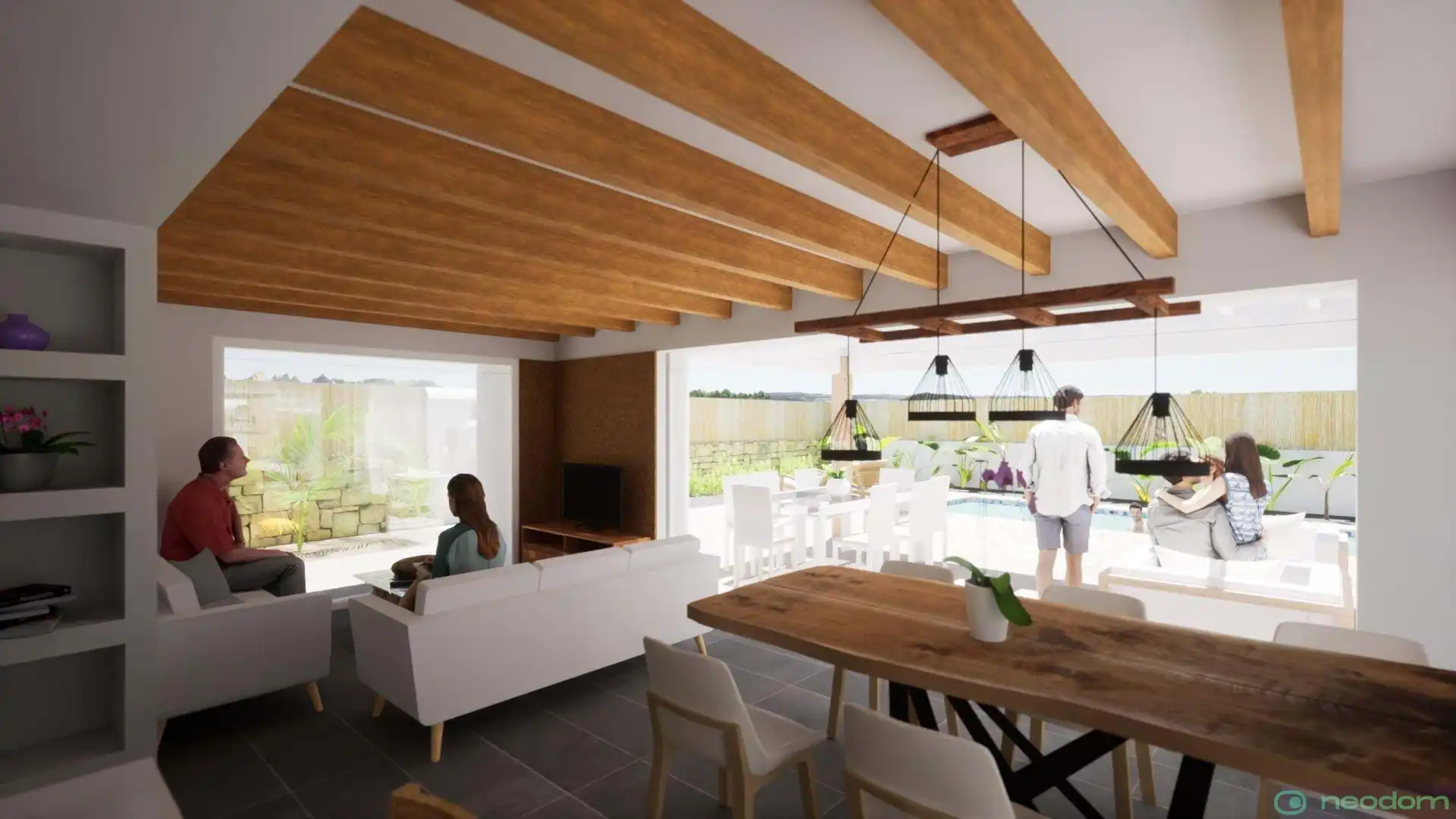 Sala de estar de Casa o chalet en venta en Pueblo - Urbanizaciones