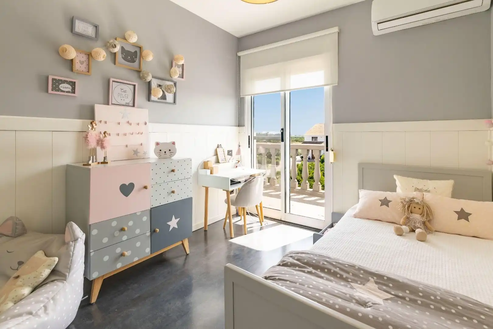 Habitación de Casa adosada en venta en Benimuslem con Aire acondicionado, Calefacción y Parquet