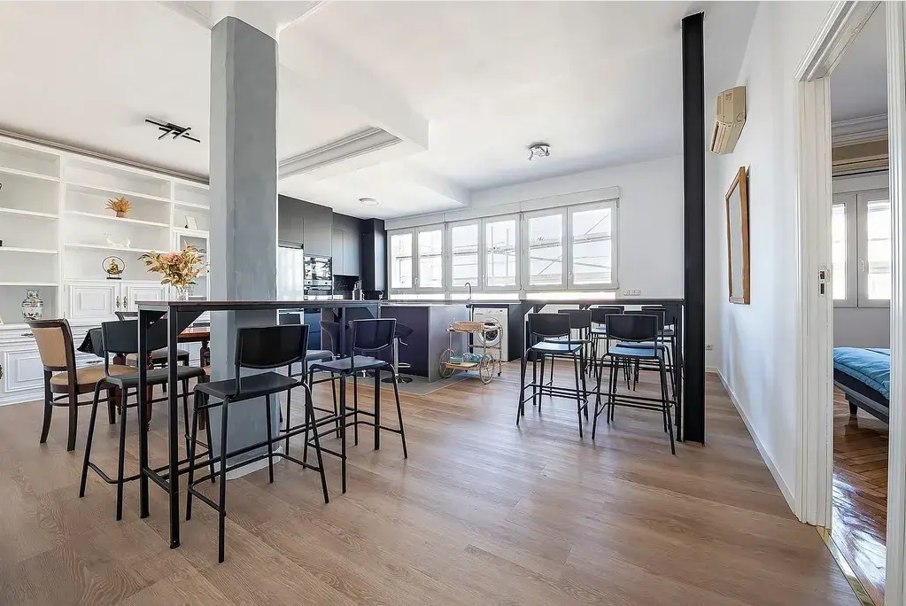 Comedor de Ático en venta en  Madrid Capital con Aire acondicionado, Calefacción y Amueblado
