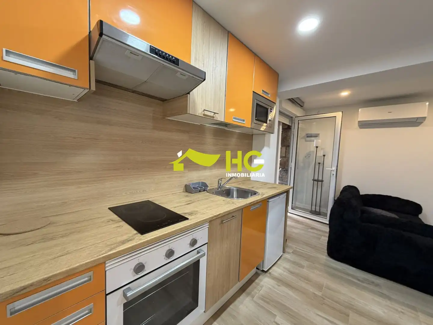 Cocina de Apartamento de alquiler en Villaviciosa de Odón con Aire acondicionado, Calefacción y Parquet