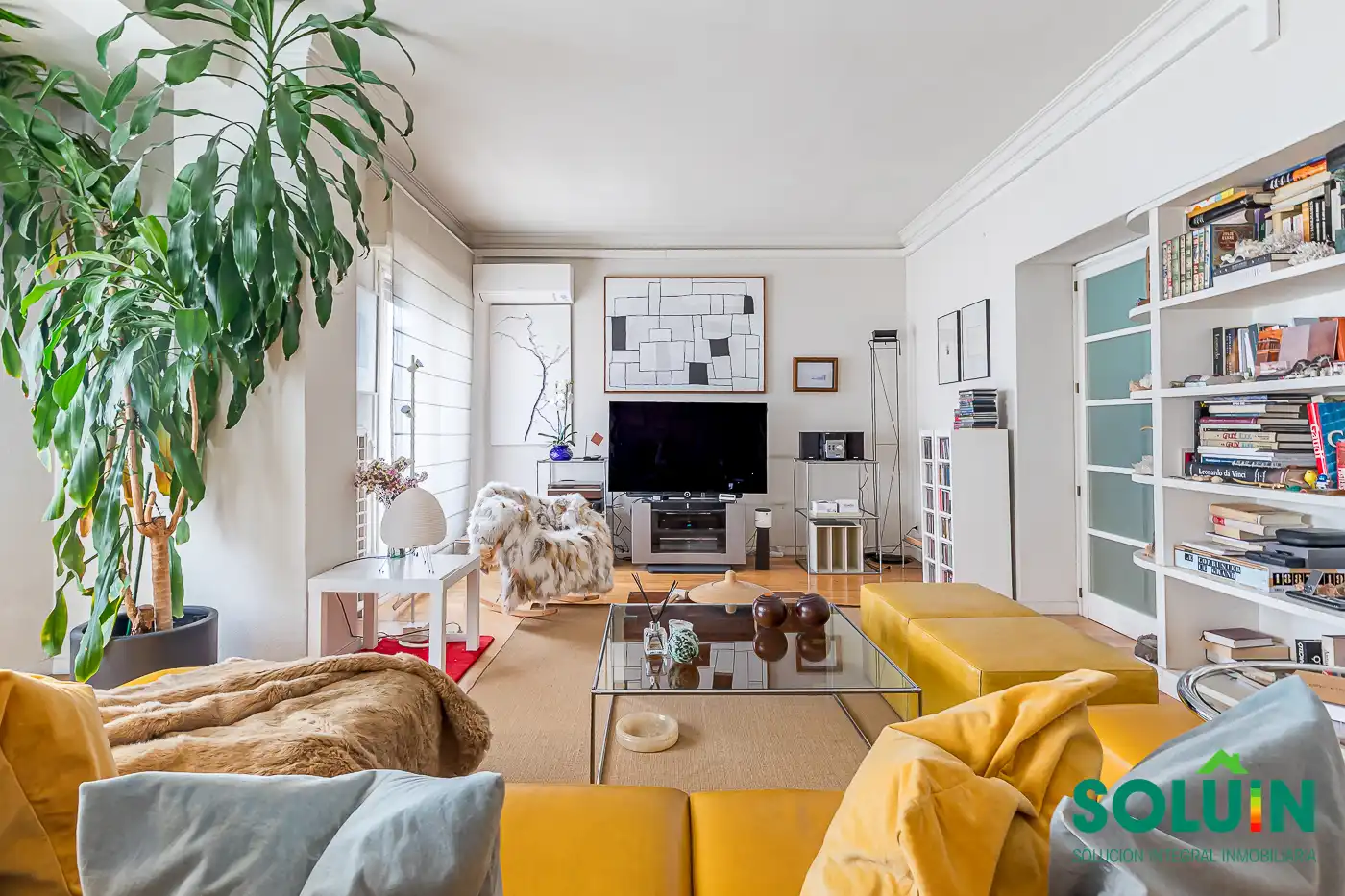 Sala de estar de Piso en venta en Madrid con Aire acondicionado, Calefacción y Parquet