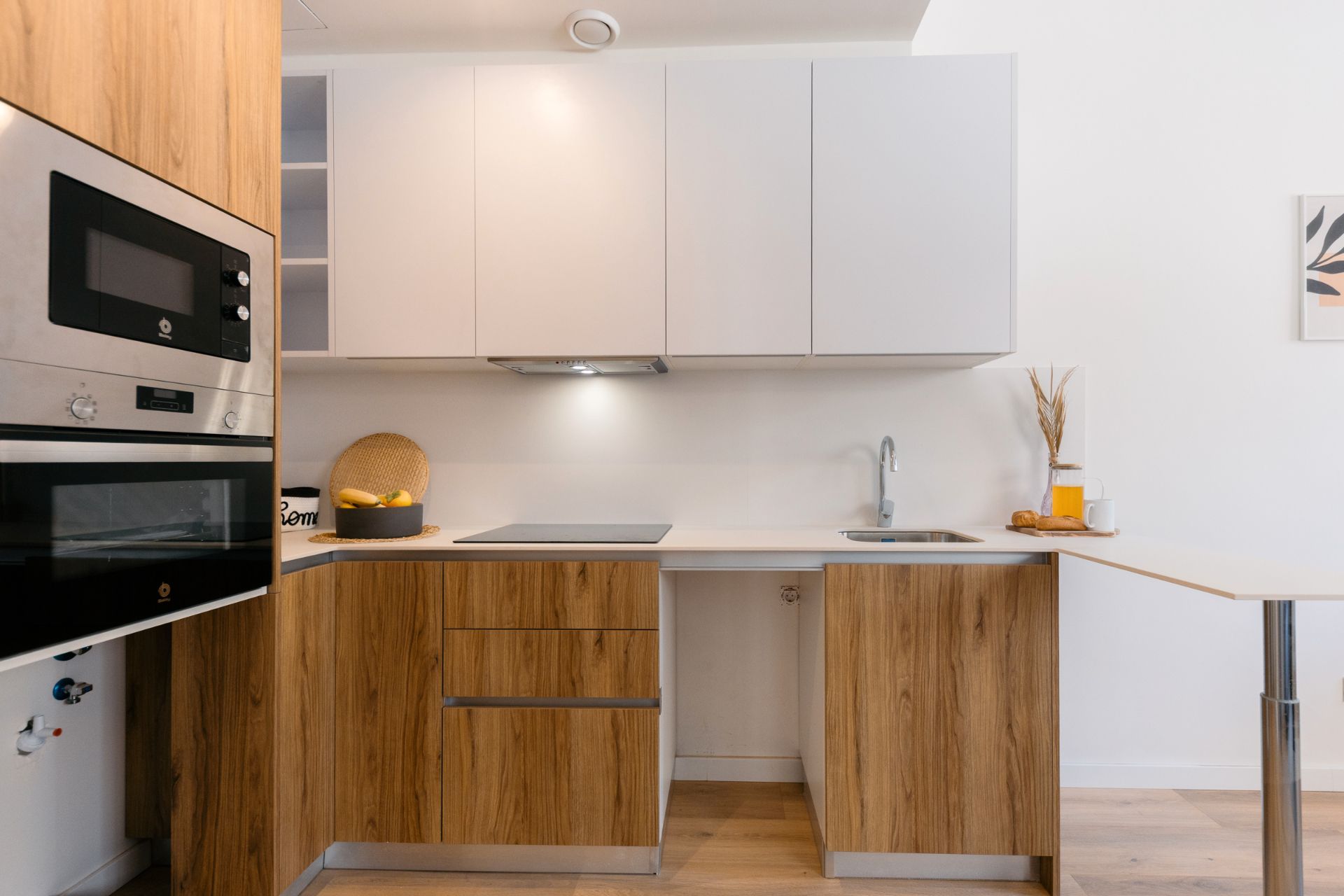 Kitchen of Flat for sale in Cornellà de Llobregat  with Air Conditioner, Heating and Parquet flooring