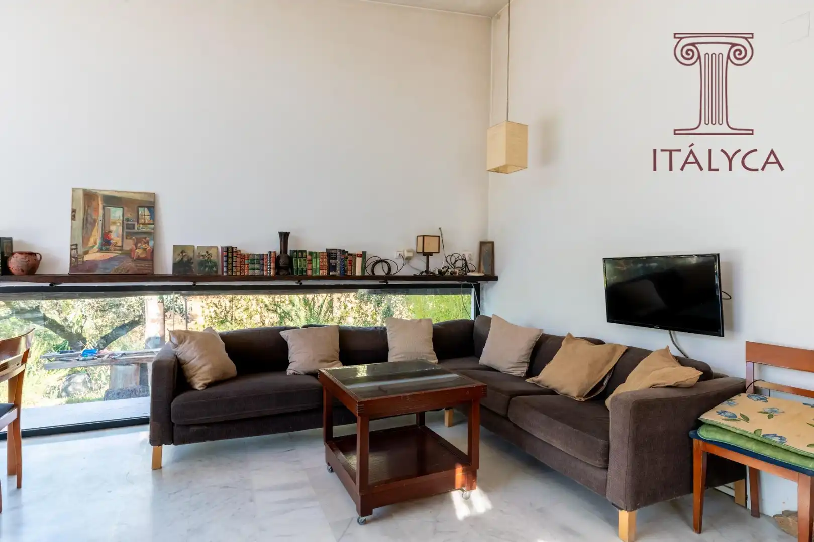 Living room of Houses for sale in El Castillo de las Guardas  with Private garden, Terrace and Community pool