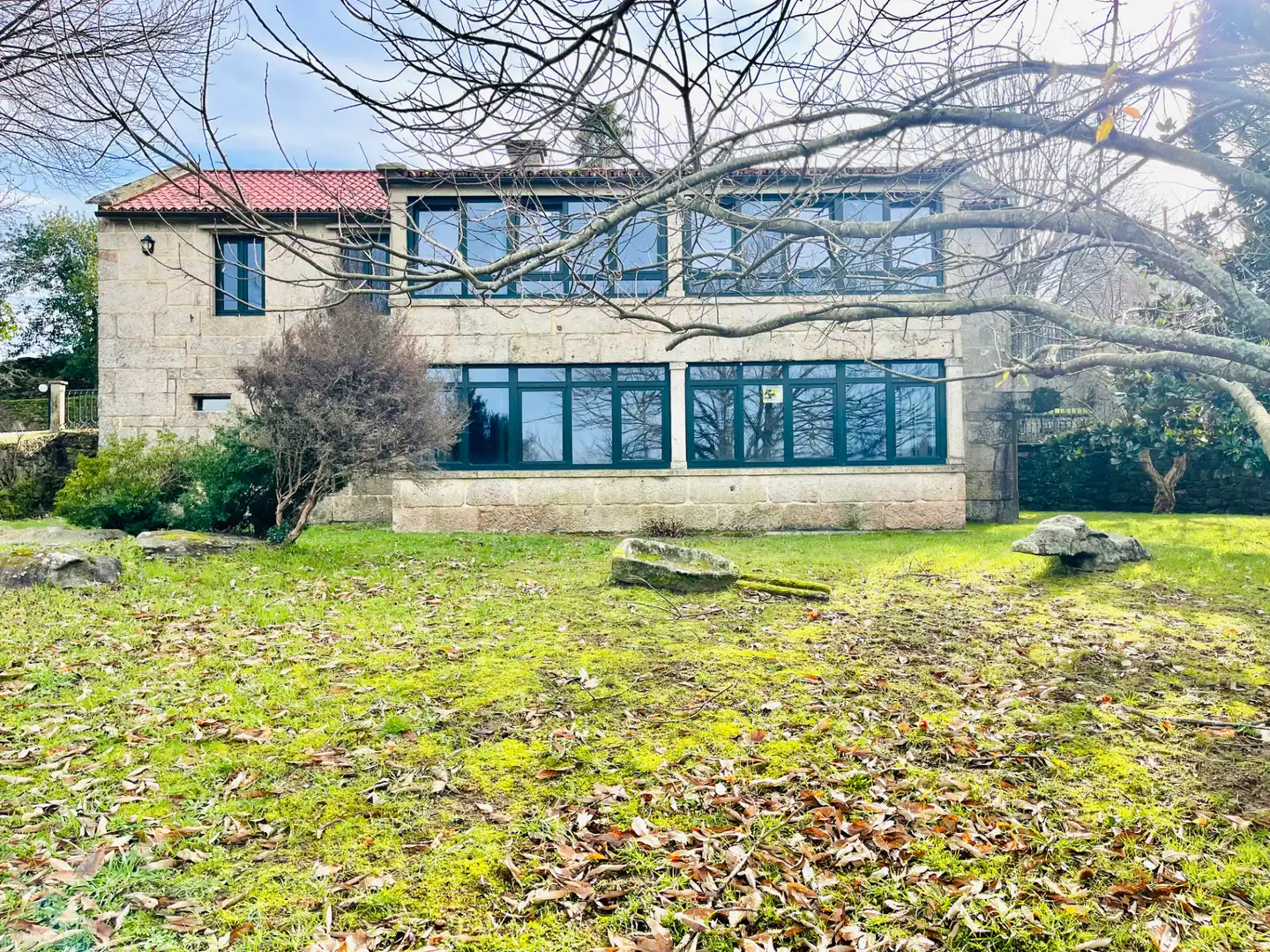 Vista exterior de Finca rústica en venta en Soutomaior con Calefacción, Jardín privado y Terraza