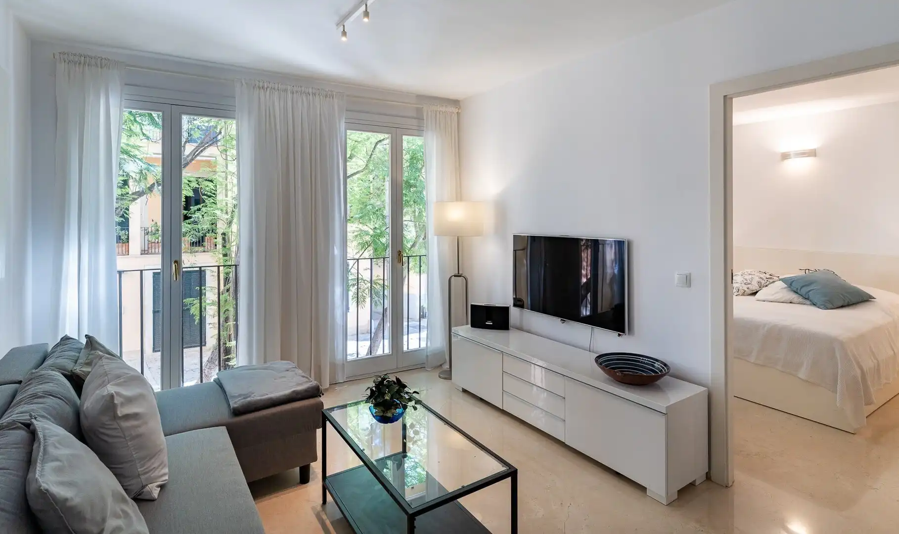 Sala de estar de Piso en venta en  Palma de Mallorca con Amueblado