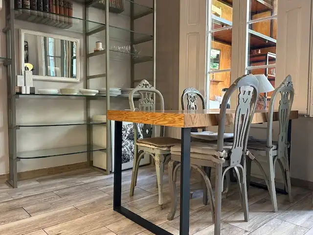 Comedor de Casa o chalet de alquiler en Barcelona con Aire acondicionado, Calefacción y Jardín privado